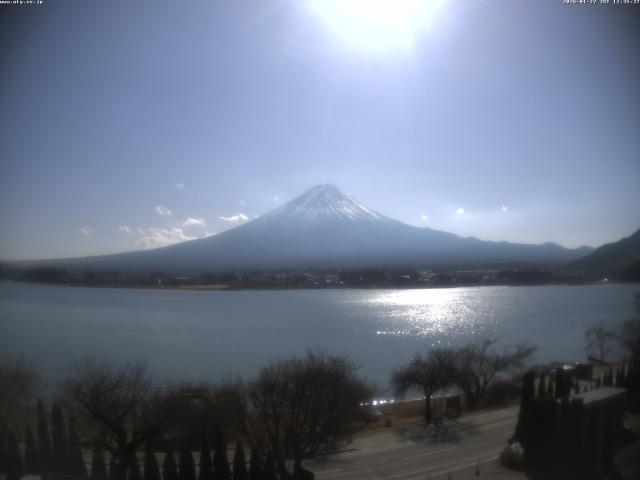 河口湖からの富士山