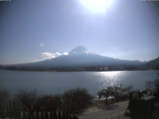 河口湖からの富士山