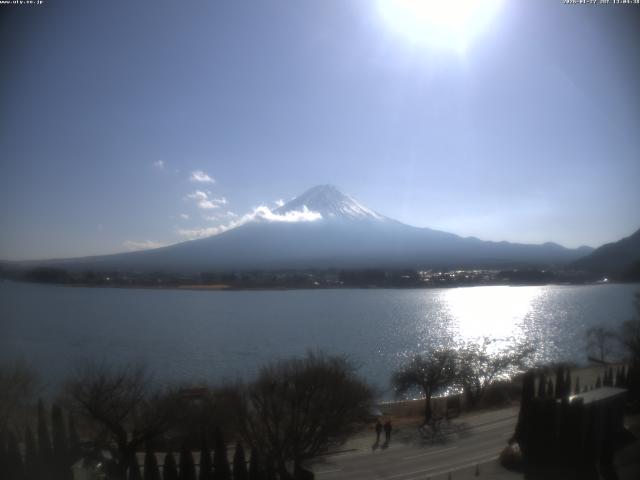 河口湖からの富士山