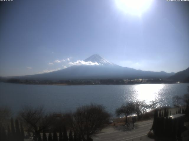 河口湖からの富士山
