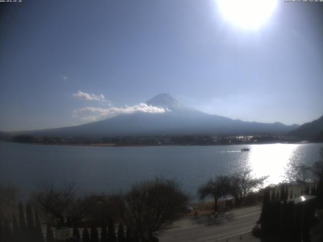 河口湖からの富士山