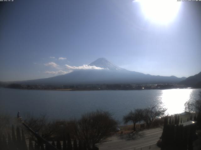 河口湖からの富士山