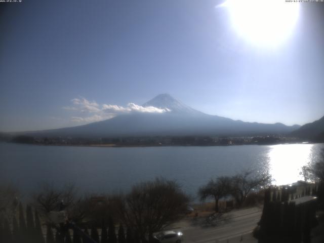 河口湖からの富士山