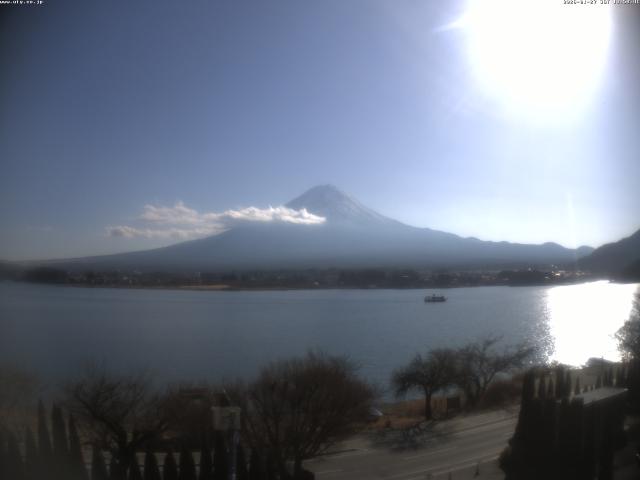 河口湖からの富士山