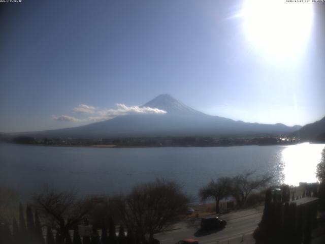 河口湖からの富士山