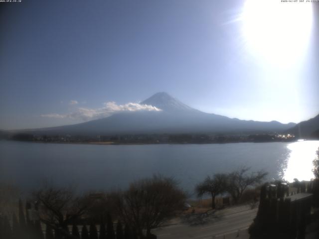 河口湖からの富士山