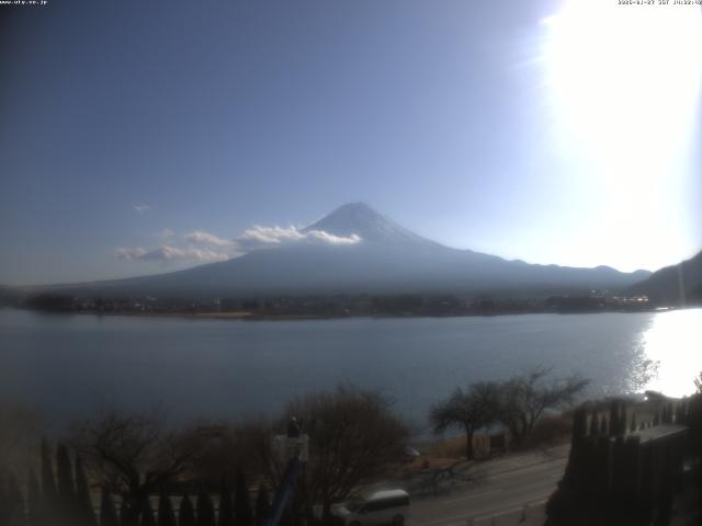河口湖からの富士山