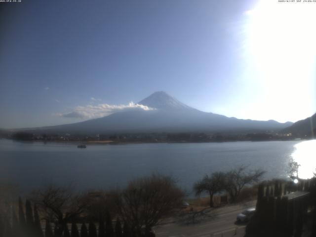 河口湖からの富士山
