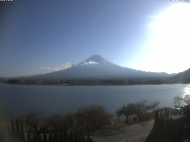 河口湖からの富士山