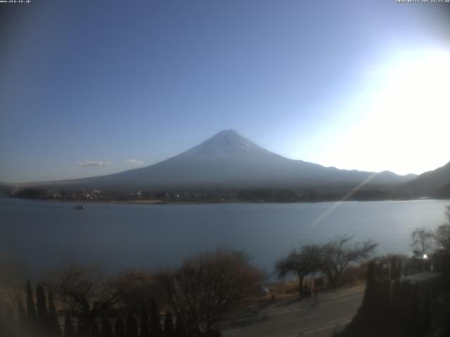 河口湖からの富士山