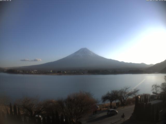 河口湖からの富士山
