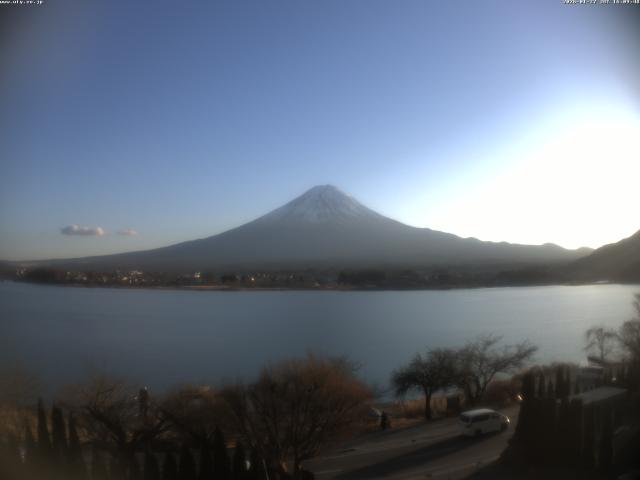 河口湖からの富士山