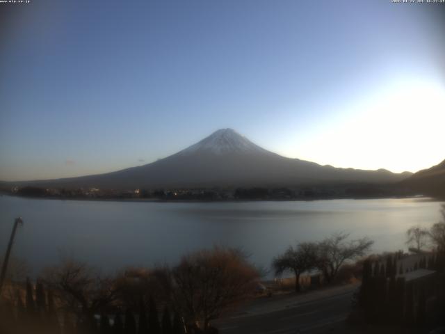 河口湖からの富士山