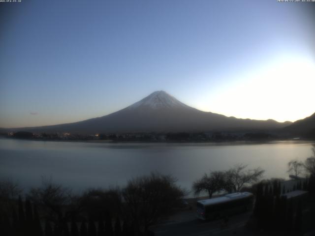 河口湖からの富士山