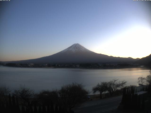 河口湖からの富士山