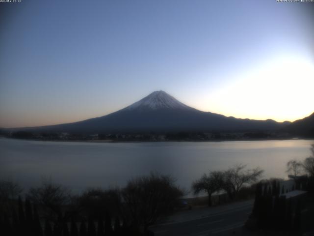 河口湖からの富士山