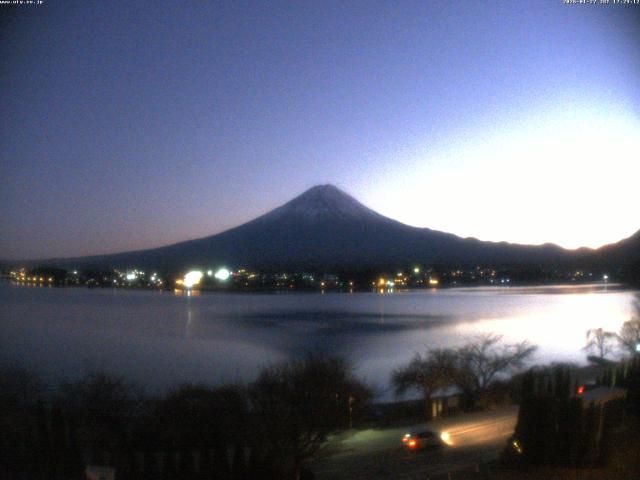 河口湖からの富士山