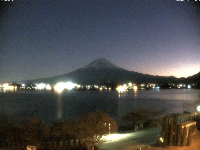 河口湖からの富士山
