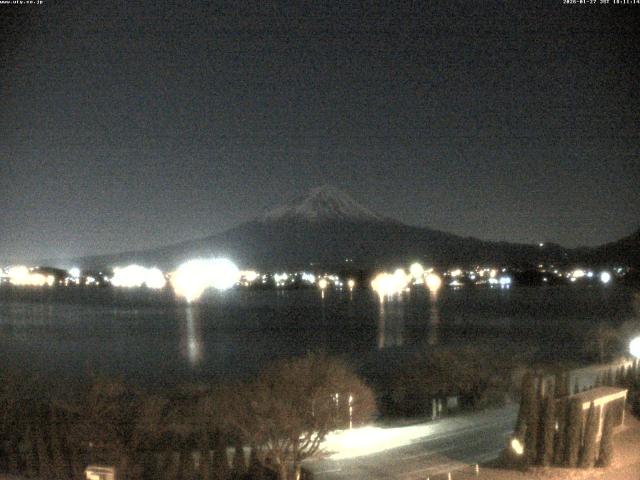 河口湖からの富士山