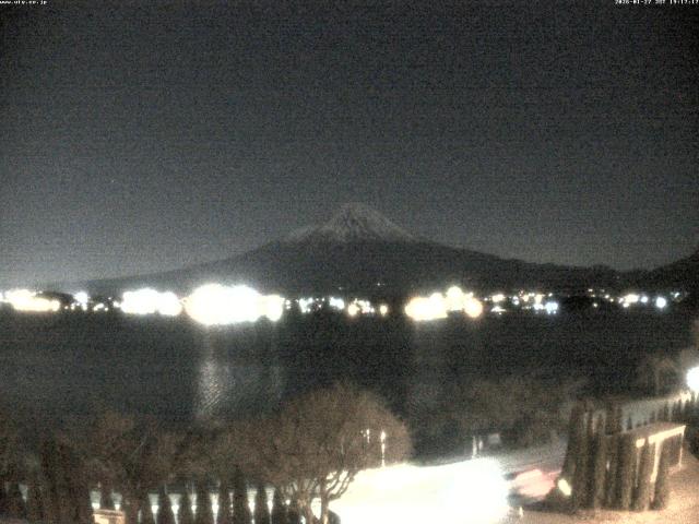 河口湖からの富士山