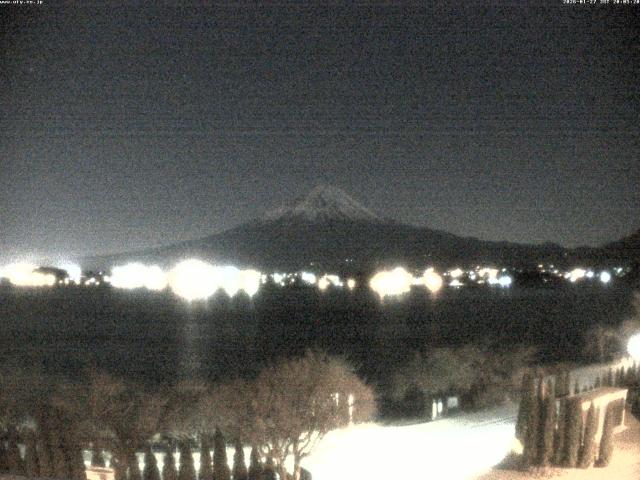 河口湖からの富士山