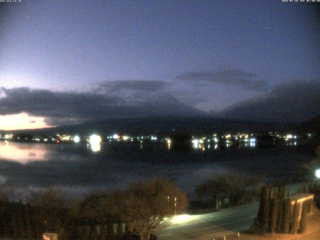 河口湖からの富士山