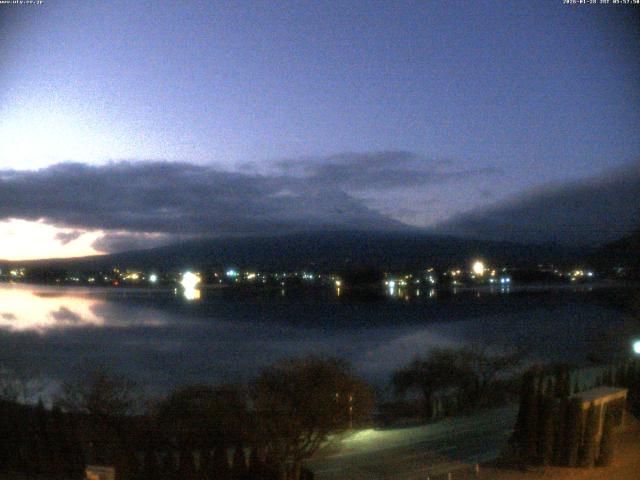 河口湖からの富士山