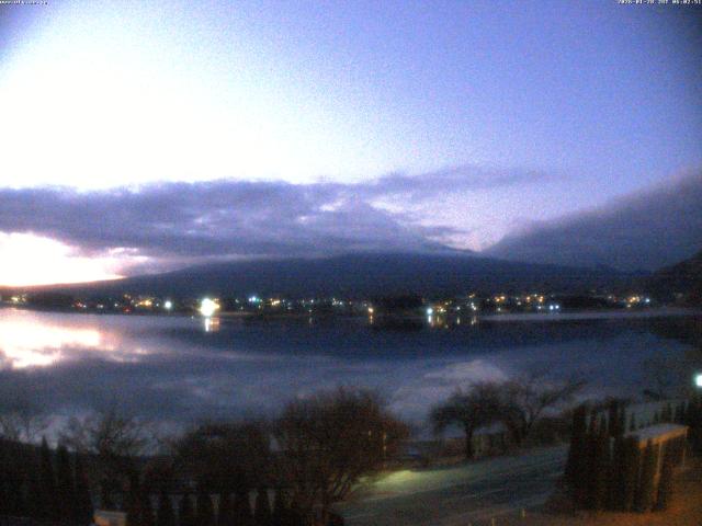 河口湖からの富士山