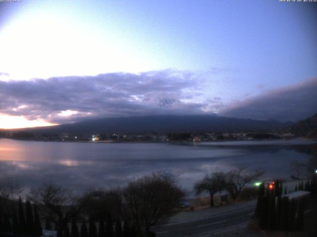 河口湖からの富士山