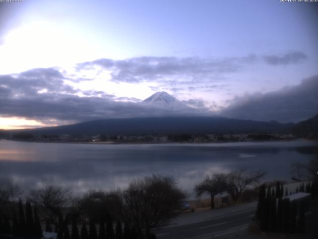 河口湖からの富士山