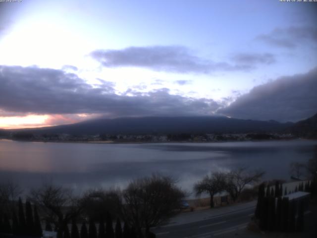 河口湖からの富士山