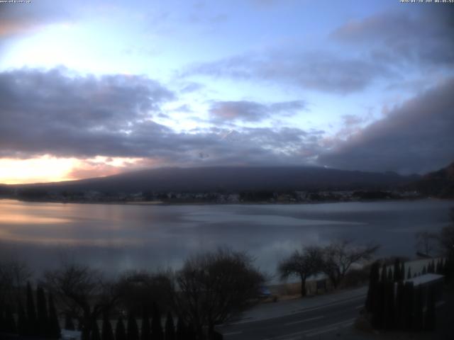 河口湖からの富士山