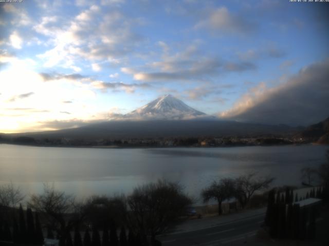 河口湖からの富士山