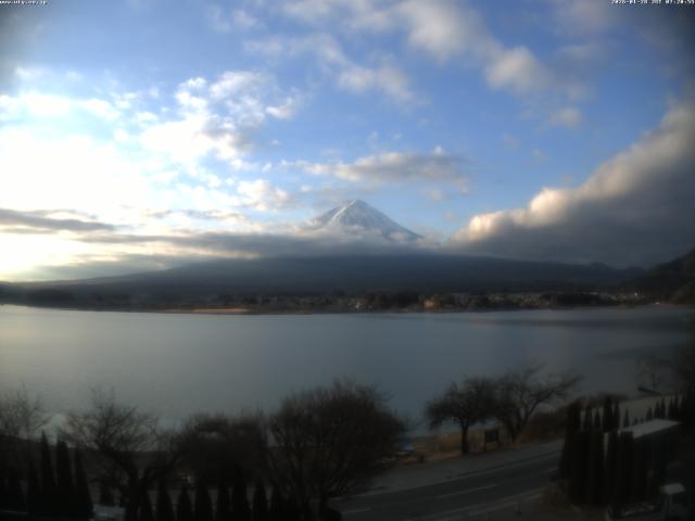 河口湖からの富士山