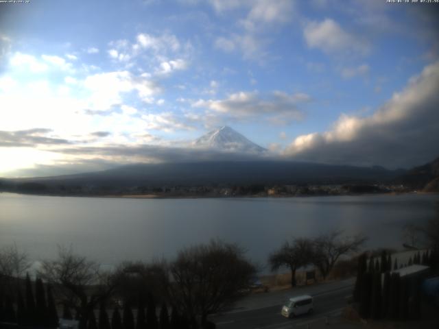 河口湖からの富士山