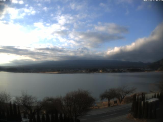 河口湖からの富士山
