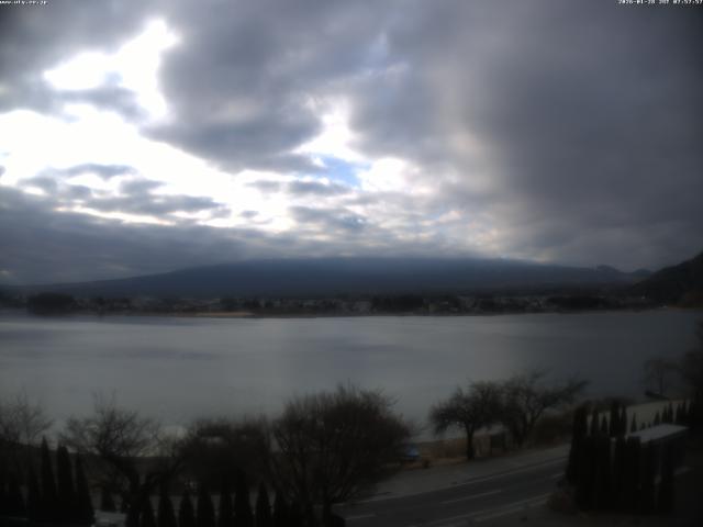 河口湖からの富士山