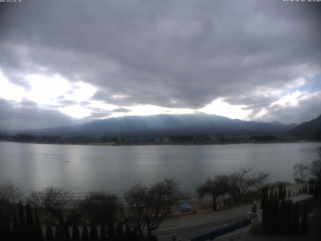 河口湖からの富士山