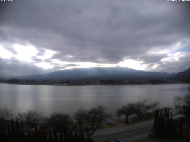 河口湖からの富士山