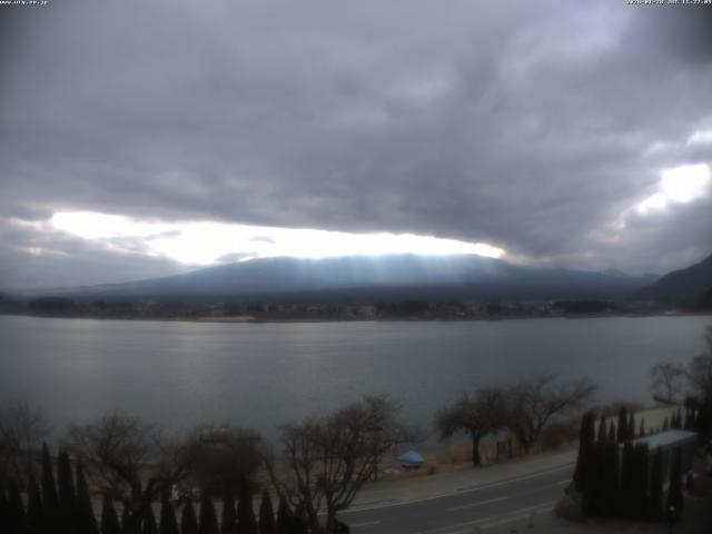 河口湖からの富士山