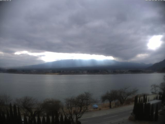 河口湖からの富士山