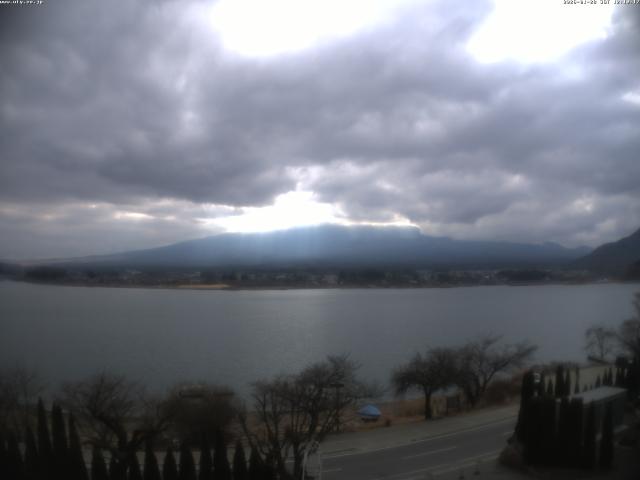 河口湖からの富士山