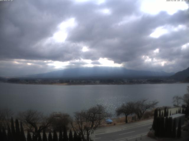 河口湖からの富士山