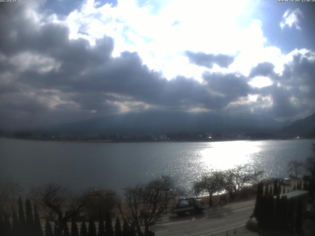 河口湖からの富士山