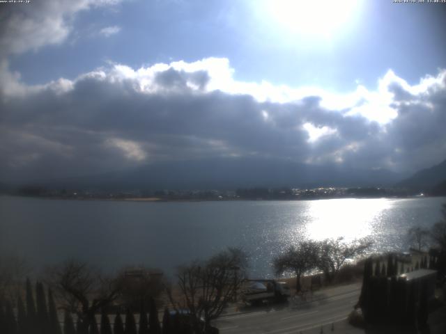 河口湖からの富士山