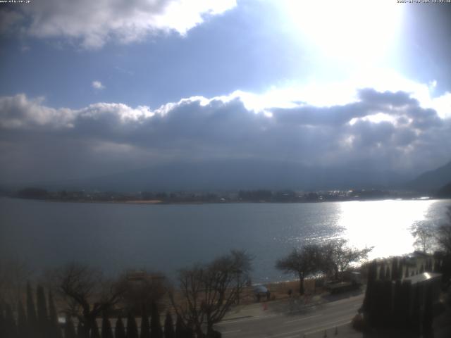 河口湖からの富士山
