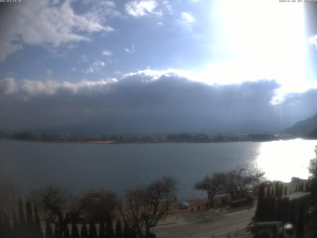 河口湖からの富士山