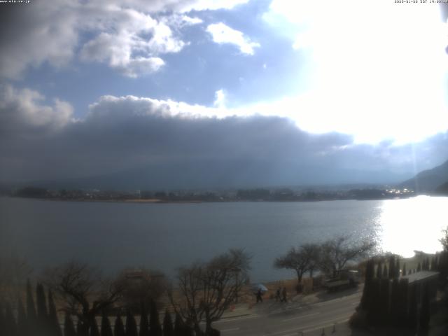 河口湖からの富士山