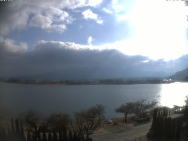河口湖からの富士山