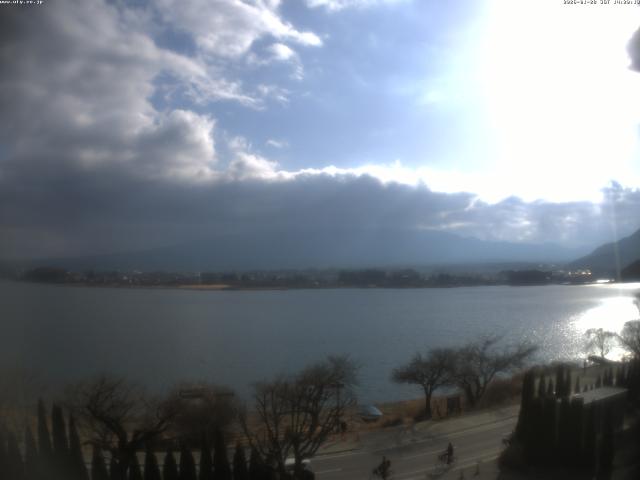 河口湖からの富士山